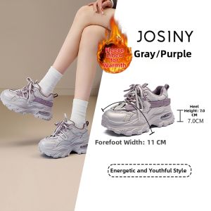 Josiny | Thick Heel Breathable Aesthetic Dad Shoes