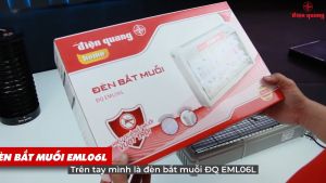 Đèn bắt muỗi Điện Quang ĐQ EML04L (640x65x250mm) - Công suất 10w Phạm vi sử dụng 50m2 Bảo hành 12 tháng Cam kết 1 đổi 1