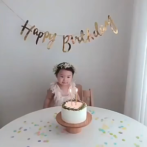 Gold Silver Happy Birthday Banner Bunting Paper Birthday Party Hanging Garland Banner Boys Girls Baby Shower Decoration