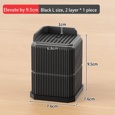 Adjustable Height Furniture Risers - High Load - Bearing Triple Anti - Slip for Sofa Bed & Desk