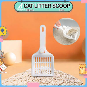 Rennas Cat Litter Scoop With Handle Pet Care Sand Waste Scooper Shovel Cleaning Tool Cat sand Scoop