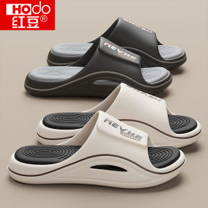 Hodo Mens Outdoor Slippers Summer Anti-slip Breathable Quiet Slip-resistant EVA Home Shoes Sporty Style Casual Slippers