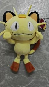 AOGER | Pokemon Normal Type Meowth Cat Plush Kawaii Soft Stuffed Animal Anime Collectible Doll Birthday Xmas Gift for Kids