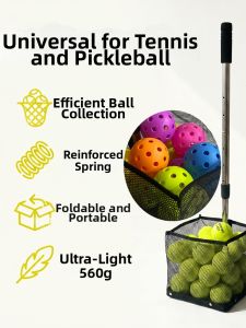 ASENVER | Portable Lightweight Pickleball and Tennis Ball Collector