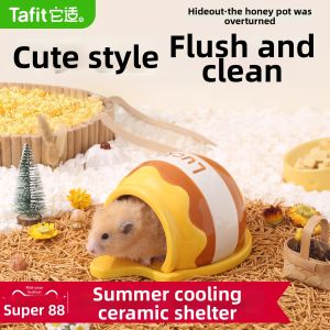 Tafit | Cooling Summer Ceramic Hideout Hamster Bed