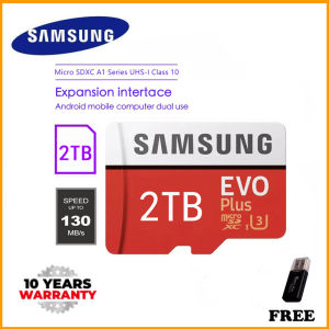 Sansung Evo Plus Class 10 UHS-I microSDXC U3 with Adapter (128GB 256GB 512GB 1024GB 2000GB 1TB MB-MC128GA/APC)