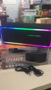 Loa bluetooth GrownTech AKD W3 siêu trầm tích hợp LED auto cực đẹp công suất lớn bảo hành 1 đổi 1