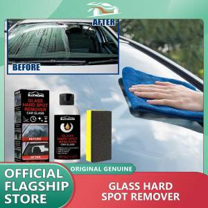 Rayhong 50ml Car Glass Oil Film Removal Paste Deep Cleaning Polishing Film Coating Agent Waterproof Rainproof Windshield Cleaner Sponge New Glass Oil Film Removal Paste Glass Polishing Cleaning Coating Rainproof Anti-Fog Waterproof Car Glass Oil Film
