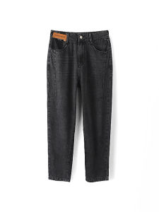 กางเกงยีนส์ขายาวทรงสแตนโพอลอยสีสีเข้ายาวดันแสงสลิมฟิตทรงยาวด้านความสูงได้ตลอดไปเอวต่ำเก็บได้อยู่ในที่ที่สวมใส่กางเกงทรงขาดิจิทัลสบายดื่มนมวัวไctal