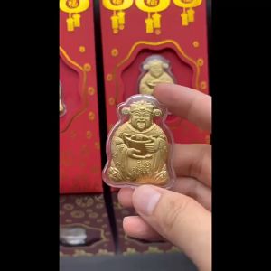 Bao Lì Xì Thần Tài Mạ Vàng 24K – Combo 3 Bao Lì Xì Hút Tài Lộc Cao Cấp Sang Trọng Ý Nghĩa