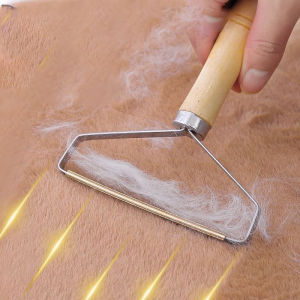 Portable Clothes Lint Fluff Remover Pet Hair Cleaning Brush Coat Carpet Wool Razor Pellet Manual Scraper Cleaning Tool