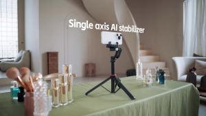 Gimbal Chống Rung Cầm Tay C22 AI Theo Dõi Khuôn Mặt 360 Độ ° Gậy Tự Sướng Xoay Đa Năng Kiêm Chân Máy Ảnh Cho Điện Thoại Và Máy Ảnh Có Ốc Vít 1/4 Tương Thích Bluetooth