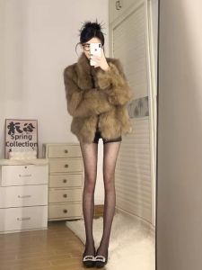 CHANGTONG | Elegant Unique Fox Fur Like Eco-friendly Fur Outerwear