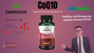 Swanson CoQ10 30mg | 120 Capsules | Health Supplement for Healthy Heart & Cardiovascular Support - Vitadeals