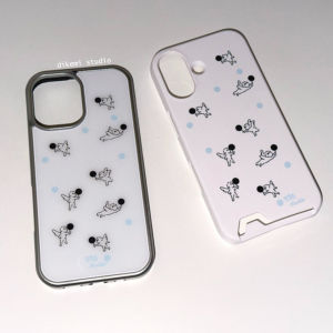 Y2k Sweet Cool Retro Ins Style Wave Points Angel Phone Case For iPhone 17 Air 16Pro Max 15 14 Plus 13 12 11 Silicone Back Cover