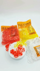 100 Buah T Cross Spacer Ubin Nat Bulat Alat Perapi Reusable dan Mudah Digunakan Kembali