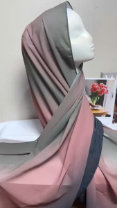 Pashmina Gradasi Two Tone / Pasmina Ombre / Pasmina 2 Warna Ceruty Babydoll
