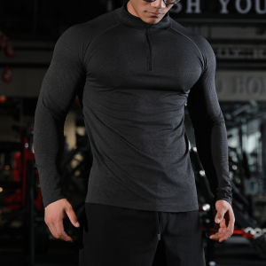 MuscleFaith | Elastic Quick-Dry Slim Fit Training Long Sleeve T-Shirt