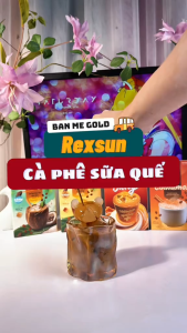 Cà Phê Hoà Tan Sữa Quế (Cinnamon) - Instant Delight - 160gr (10 Gói)- Cafe Hòa Tan Ban Me Gold