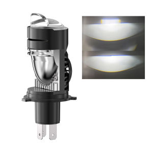 H4 Auto Lamp Mini Lens LED H4 Bulbs Headlight 800000LM Car Motorcycle Hi/ lo beam Dual Projector Len LED Automotive Moto 12V 24V