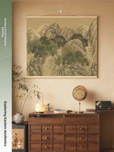 Modern Chinese Simplified Zen Aesthetic Decorative Scroll Painting