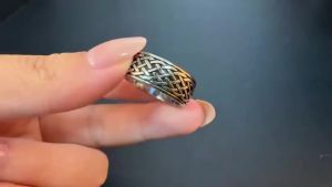 Punk Fashion Nordic Celtic Knot Ring Stainless Steel Simple Viking Rings For Men Unique Amulet Jewelry Gifts Dropshipping