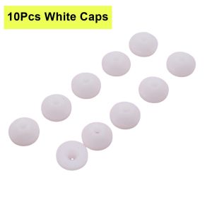 Hot 10pcs Nail Dust Protector Caps 3/32" Shank Nail Drill Bits Anti-Dust Cover Caps for E-file Silicone Dust Stopper Nail Tools