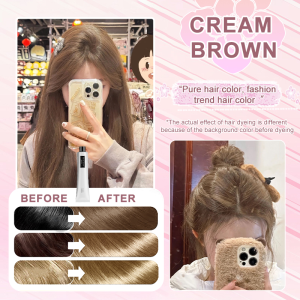 Hair Color Cream hair Dye (HAIR COLORANT/HAIR DYE WITH OXIDIZING CREAM) Hair Color [Free hair dyeing tools]