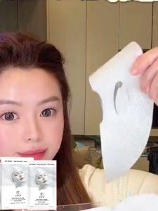 [Beli 1 Dapat 1-10 pcs] Masker Wajah Kolagen Anti-Kerutan Mengencangkan Melembabkan Mencerahkan Perawatan Kulit Lembaran Masker untuk Awet Muda Bercahaya