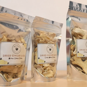 Dried Ginger Slices ( 100% Natural | Herbal-based | No preservatives added )