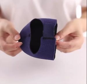 ผ้ารองส้น KBR ลดปวด สำหรับรองช้ำ 1 คู่ หนาพิเศษ - ซิลิโคนถนอมส้นเท้า รุ่นมีผ้าหุ้มในตัว