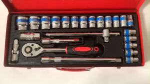 BỘ TUÝP 24 CHI TIẾT ĐÀI LOAN TAY 1/2" HỆ MÉT 10-32MM