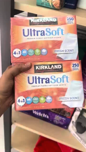 Giấy thơm quần áo Kirkland Signature Ultra Soft của Mỹ hộp 250 tờ