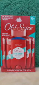 OLD SPICE PURE SPORT 1 PC DEODORANT BLUE ORIGINAL 85G IMPORTED FROM CANADA