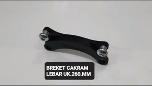 Bracket/Breket Dudukan Piringan Cakram Depan Lebar 260 MM Mio Soul Karbu/Xeon GT RC/Mio Smile/X Ride