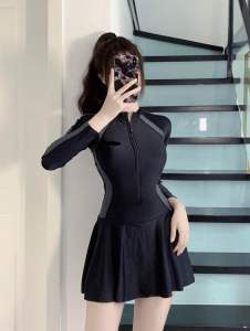 [Size M L XL 2XL] Đồ bơi nữ giả váy đi biển có quần đùi bảo hộ kèm có đệm ngực chống UV BIKINI SG