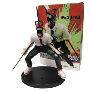 Bandai | Chainsaw Man Anime Figure 14cm Denji Action PVC Noodle Stopper Adult Collectible Model Toy