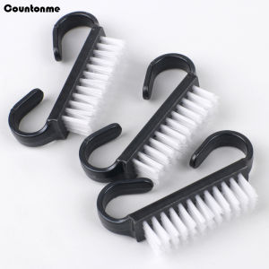 10Pcs Plastic Nail Art Dust Brush For Manicure Black Nail Care Powder Cleaner Cleaning Brush Soft Remover Clean Care Tools