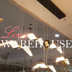 Lampu gantung MODERN 5 FLIYING BIRD LED REMOTE pendant light