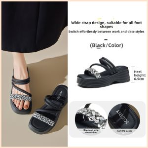 Josiny | Comfy Thick Sole Slide Slipper
