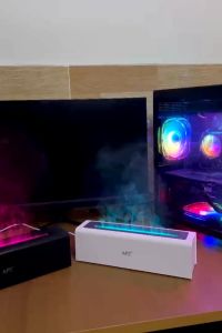 Máy Xông Tinh Dầu APE DQ711 – Phun Sương Tạo Độ Ẩm Đèn Ngủ LED 7 Màu