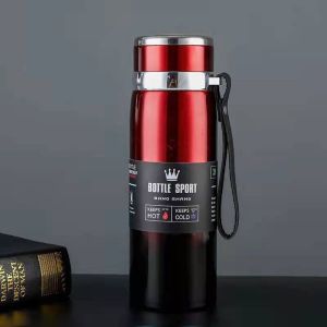 XMSJ | 1000ml 316 Stainless Steel Vacuum Flask Insulated Water Bottle Thermal Travel Mug Hot Cold Tea Coffee Outdoor Gym Cycling Sport