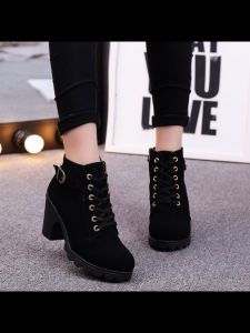 StepUp.1 korean fashion short boots for women ladies (add 1 size) summer style COD High Heel Ankle Boots that Combine Fashion and Quality