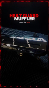 Mokoto Exhaust Muffler Cover Heat Guard for NMAX V2/V3 / AEROX V2/V3 STAINLESS 304 EXHAUST PIPE