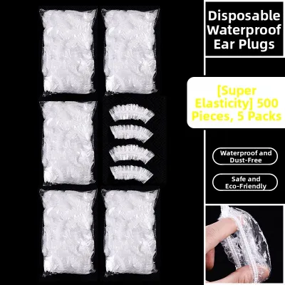 Waterproof Ear Covers for Hair Dyeing & Bath 100 Pieces