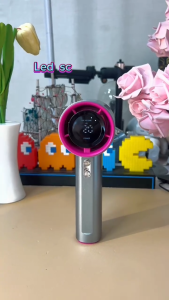 Kipas Angin Turbo Kecepatan Tinggi Portabel Semikonduktor Genggam Mini Fan Pendingin Tampilan Digital Olahraga Kipas GS