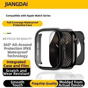 CRAFTSMAN DAI | Waterproof Scratch-Resistant Protective Case Full Screen Tempered Glass Ultra Thin Watch Cover