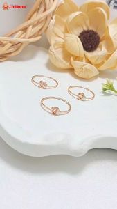 J5 Ismoyo Cincin Emas Asli 10 Karat Model Jenna