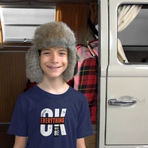 Everything ok graphic t-shirt premium cotton round neck short sleeve tshirt men & women