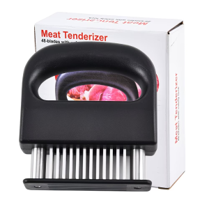 Meat Tenderizer with 48 Stainless Steel Ultra Sharp Needle Blades Heavy Duty Cooking Machine Perfect for Pork Chops Chicken
